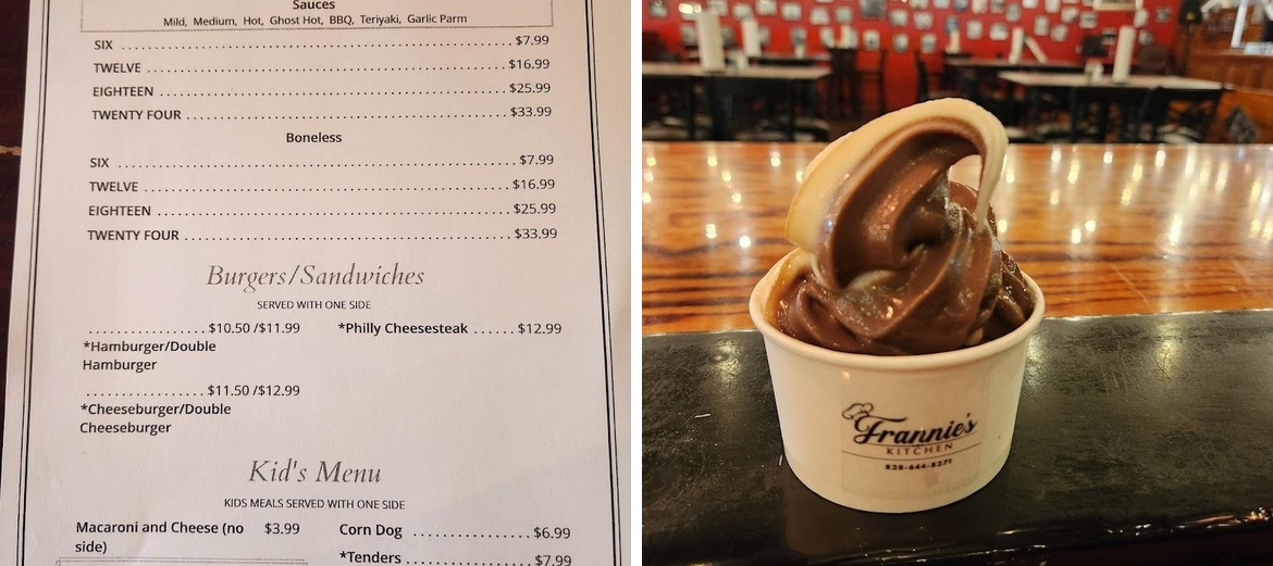 Frannie's Kitchen Menu